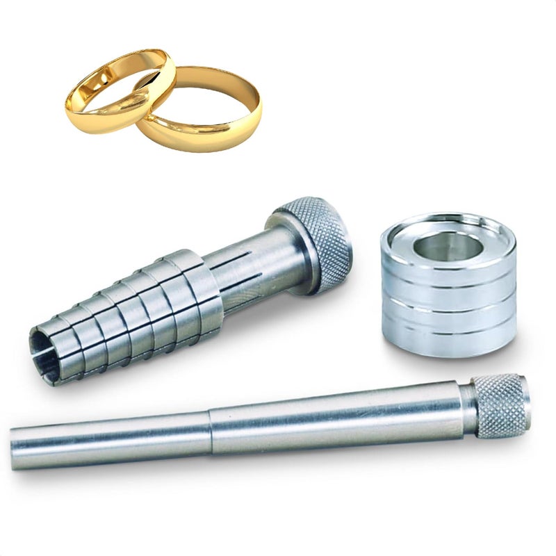 VIKROM Ring Stretcher Tool Kit for Ring Sizes 6-10 â€“ Ring Expander for Gold, Silver & Soft Metals | Durable & Portable with Mandrel & Expander Rod | Sizing Tool for Jewelry Great Valentine Day Gift For Craft - Image 1